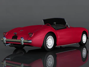 1958 mg mga 3D Model