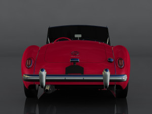 1958 mg mga 3D 模型