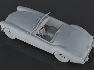 1958 mg mga 3D 模型