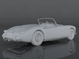 1958 mg mga 3D Model