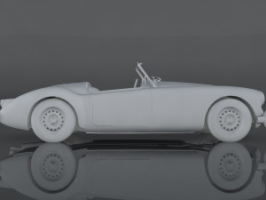 1958 mg mga 3D 模型