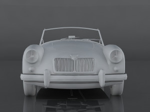 1958 mg mga 3D 模型