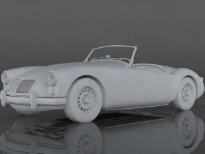 1958 mg mga 3D Model