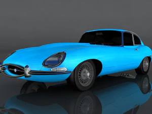 Ягуар е-тип s1 3D Модель