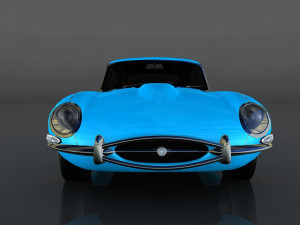 jaguar e-type s1 3D Модель