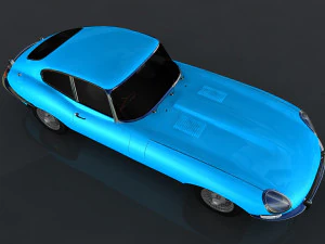 재규어 e-타입 s1 3D 모델