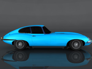 jaguar e-type s1 3D Модель