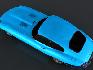 jaguar e-type s1 3D Модель