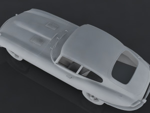 jaguar e-type s1 3D Модель