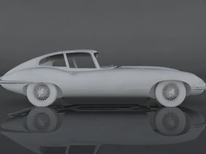 재규어 e-타입 s1 3D 모델