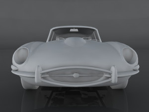 jaguar e-type s1 3D Модель
