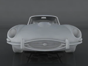 재규어 e-타입 s1 3D 모델