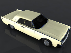 lincoln continental 3D Модель