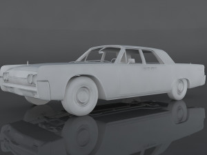 lincoln continental 3D Модель