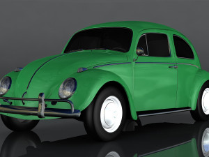 volkswagen beetle 3Dモデル