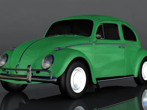 Fusca Volkswagen Modelo 3D