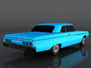 chevrolet impala ss 409 3D Model