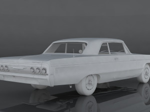 chevrolet impala ss 409 Modelo 3D