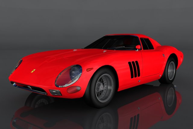 ferrari 250 gto 3D Model .c4d .max .obj .3ds .fbx .stl .blend 