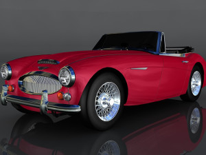 austin-healey 3000 mkiii 3D Model