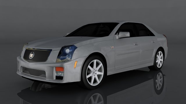 cadillac cts-v Model 3D .c4d .max .obj .3ds .fbx .stl .blend 