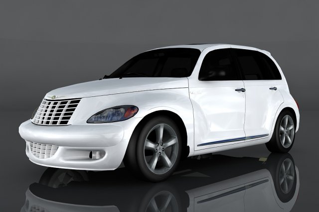 chrysler pt cruiser gt 3D 모델 .c4d .max .obj .3ds .fbx .stl .blend 