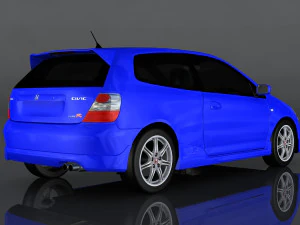 honda civic type-r 3D Model