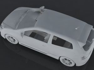 honda civic type-r 3D Model
