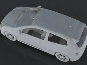 honda civic type-r 3D Model