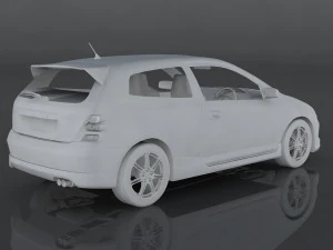 honda civic type-r 3D Model