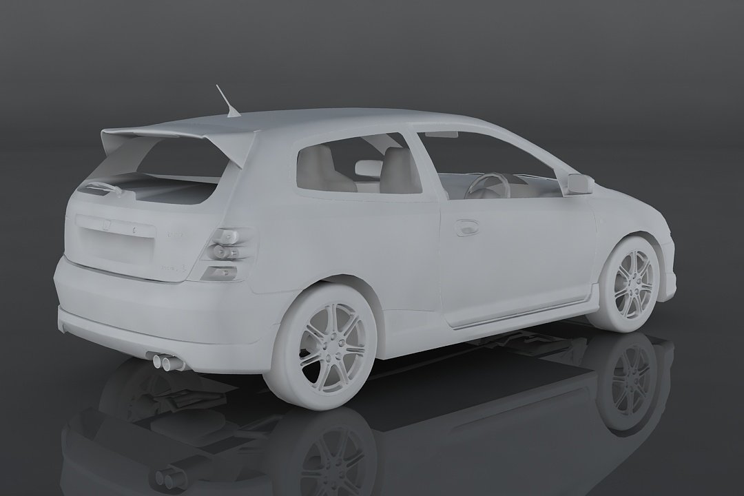 3d модель honda
