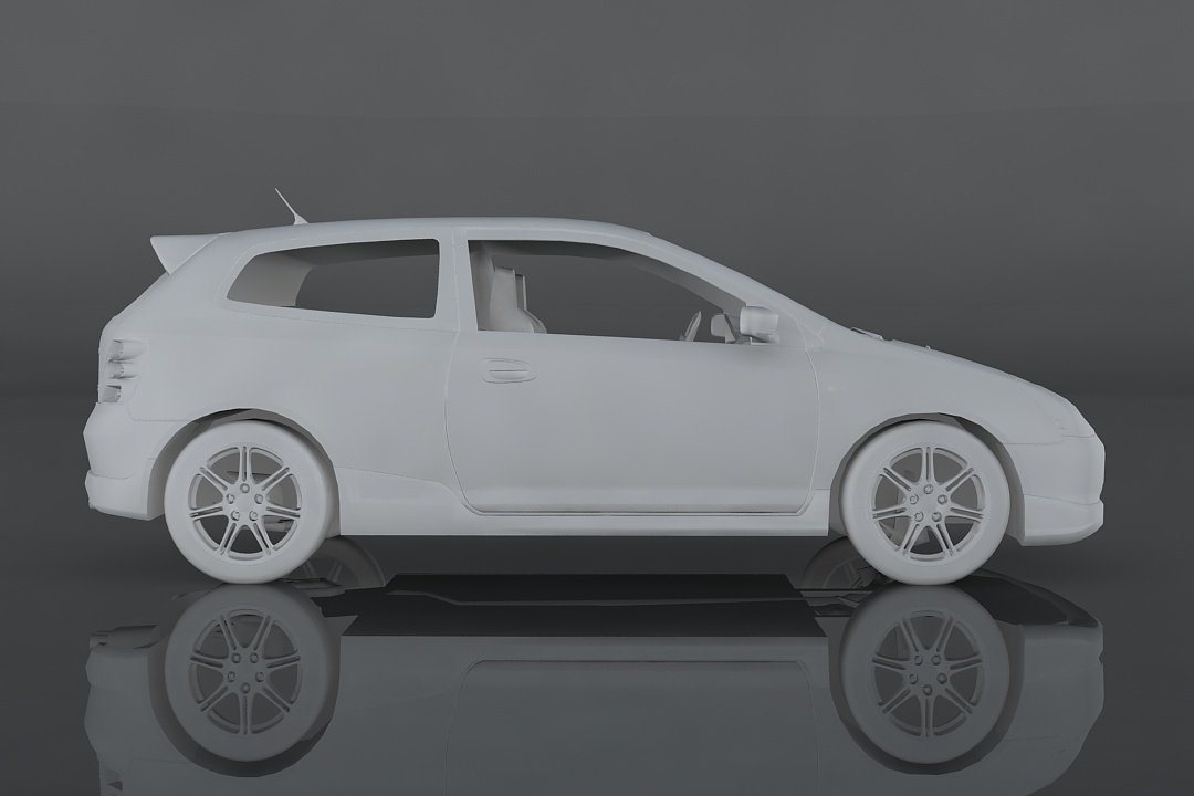 3d модель honda