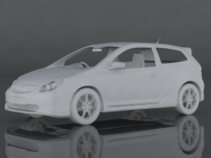 honda civic type-r 3D Model