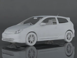 honda civic type-r 3D Model