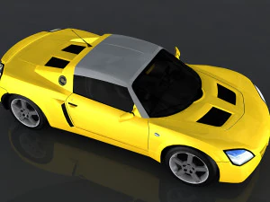 opel speedster turbo 3D Model