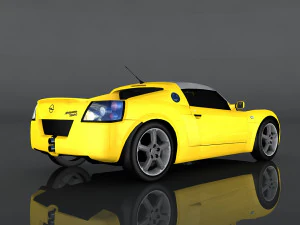opel speedster turbo 3D Model