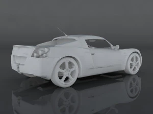 opel speedster turbo 3D Model