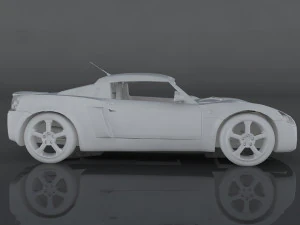 opel speedster turbo 3D Model