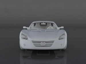 opel speedster turbo 3D Model