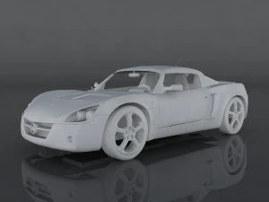 opel speedster turbo 3D Model