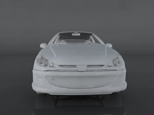 peugeot 206 rc 3D Model