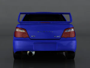 2004 subaru impreza wrx sti 3D Model