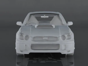 2004 subaru impreza wrx sti 3D Model