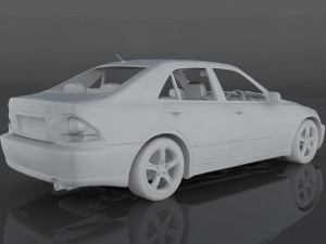 toyota altezza rs200 3D Модель