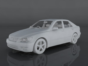 toyota altezza rs200 3D Модель