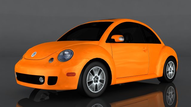 volkswagen beetle turbo 3Dモデル .c4d .max .obj .3ds .fbx .stl .blend 