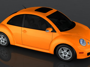 volkswagen beetle turbo 3Dモデル