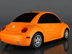 volkswagen beetle turbo 3Dモデル