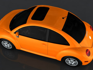 volkswagen beetle turbo 3Dモデル