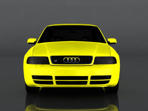 audi s4 2000 3D Модель